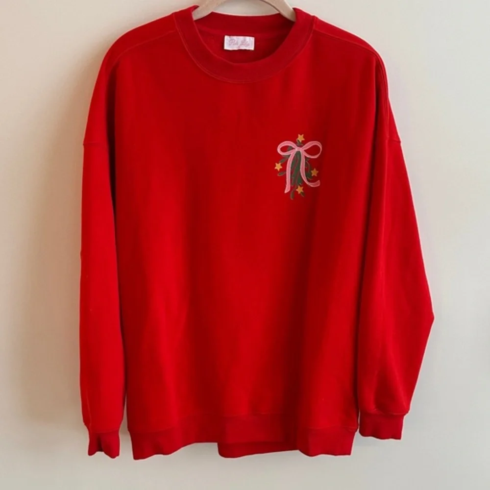 Pink Lily Holiday Christmas Morning Sweatshirt